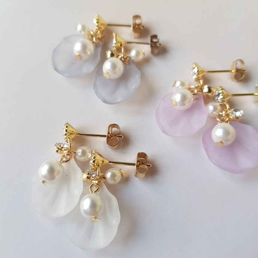 <b><p>Mingling no.1 petal HOMAIKA Pearl Drop Ers</p></b><b><p>ミンミン 第1 花びら ホマイカ 真珠 ドロップイヤリング 3色 説得力の 魅あるスタイル</p></b><br /><br /><p align='center'>