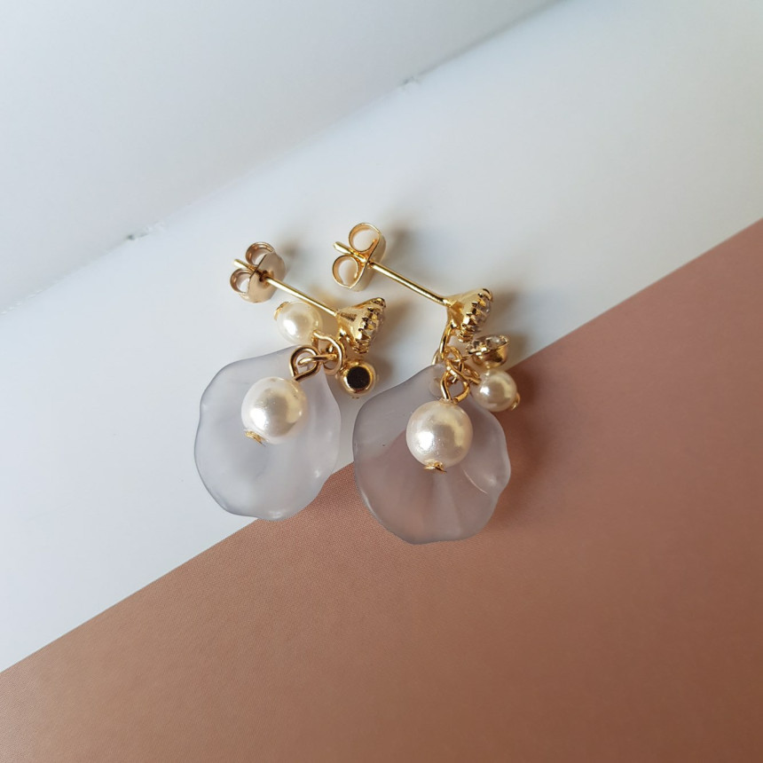 <b><p>Mingling no.1 petal HOMAIKA Pearl Drop Ers</p></b><b><p>ミンミン 第1 花びら ホマイカ 真珠 ドロップイヤリング 3色 説得力の 魅あるスタイル</p></b><br /><br /><p align='center'>