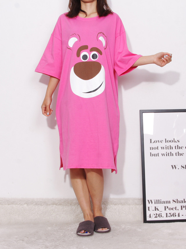 <b><p>pajamas one piece Homeware smile Fa</p></b><b><p>パジャマ ワンピース ホームウェア スマイル 純綿</p></b><br /><br /><p align='center'>