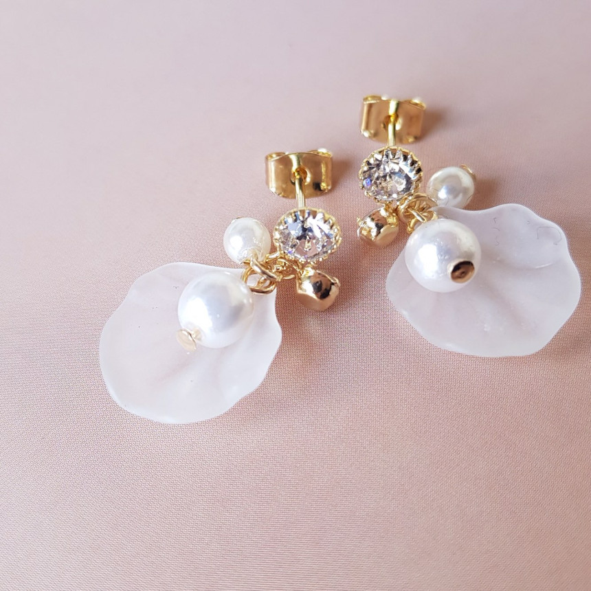 <b><p>Mingling no.1 petal HOMAIKA Pearl Drop Ers</p></b><b><p>ミンミン 第1 花びら ホマイカ 真珠 ドロップイヤリング 3色 説得力の 魅あるスタイル</p></b><br /><br /><p align='center'>