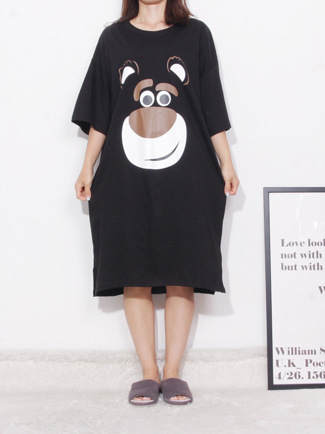 <b><p>pajamas one piece Homeware smile Fa</p></b><b><p>パジャマ ワンピース ホームウェア スマイル 純綿</p></b><br /><br /><p align='center'>