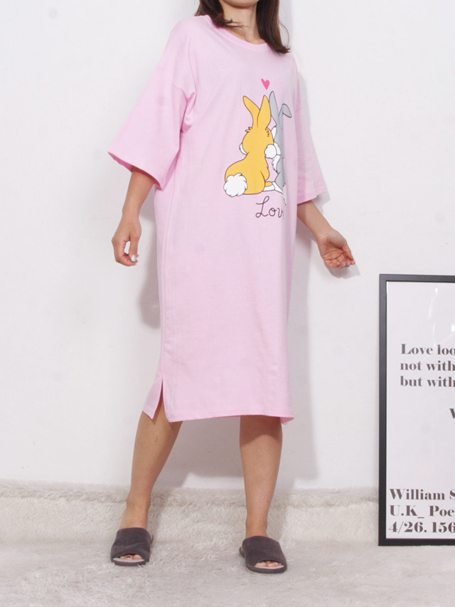 <b><p>pajamas one piece Homeware smile Fa</p></b><b><p>パジャマ ワンピース ホームウェア スマイル 純綿</p></b><br /><br /><p align='center'>