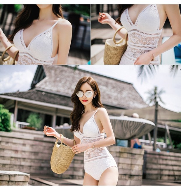 <b><p>embroidery race Punching one pie swimsuit</p></b><b><p>刺繍 レース パンチング ワンピ 水着 バカンス ビーチルック</p></b><br /><br /><p align='center'>