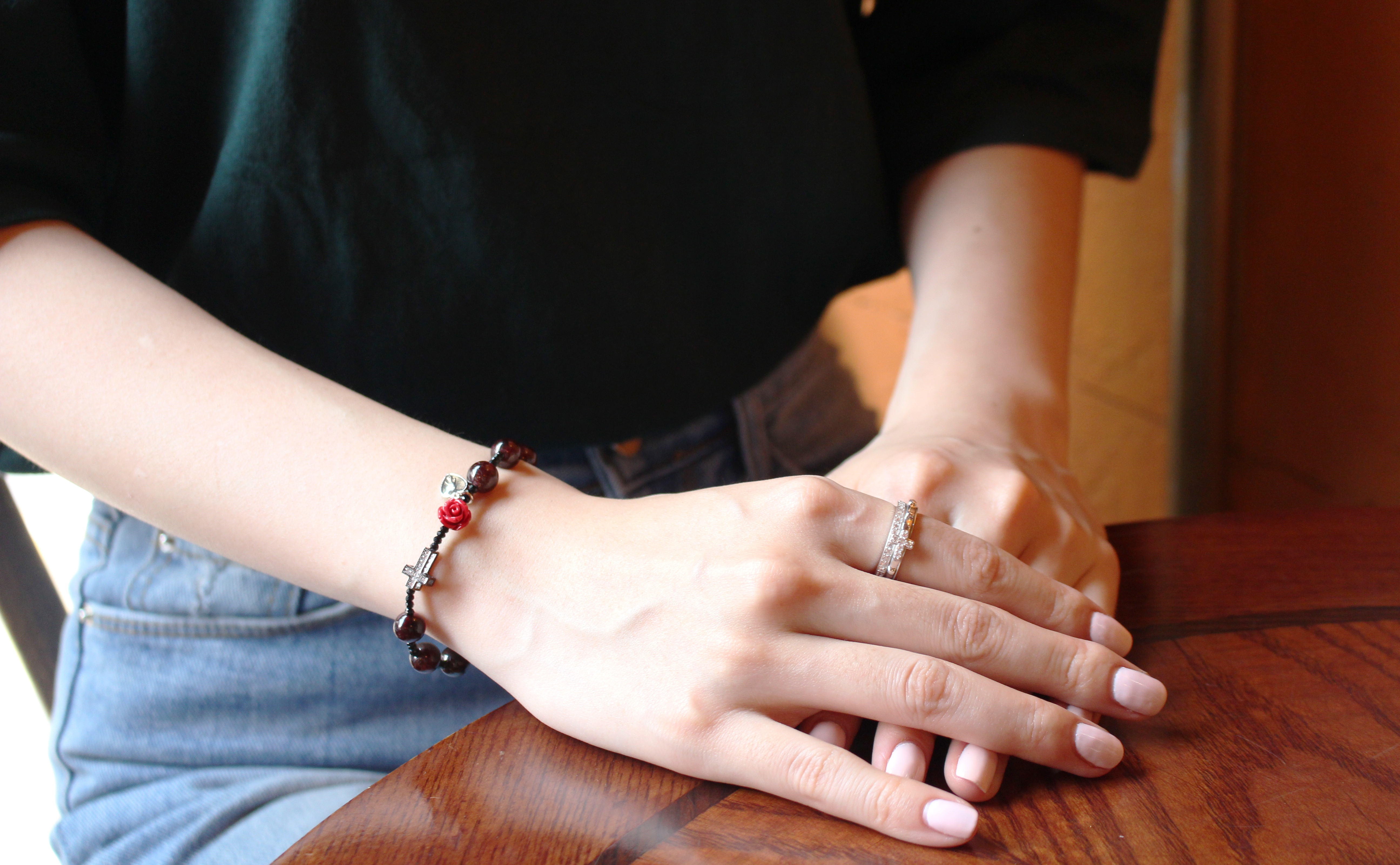 <b><p>rotation Cubic The Css Rosary ring silver925</p></b><b><p>回転 キュービック クロス はロザリオリング シルバー925 3色 カトリ カップル</p></b><br /><br /><p align='center'>