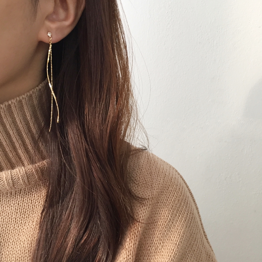 <b><p>Mourning wave Two les Lo Drop ear possib</p></b><b><p>無排 ウェーブ 二行 ロング ドロップ イヤリ グィチ 可能 耳パンチピアス チン</p></b><br /><br /><p align='center'>