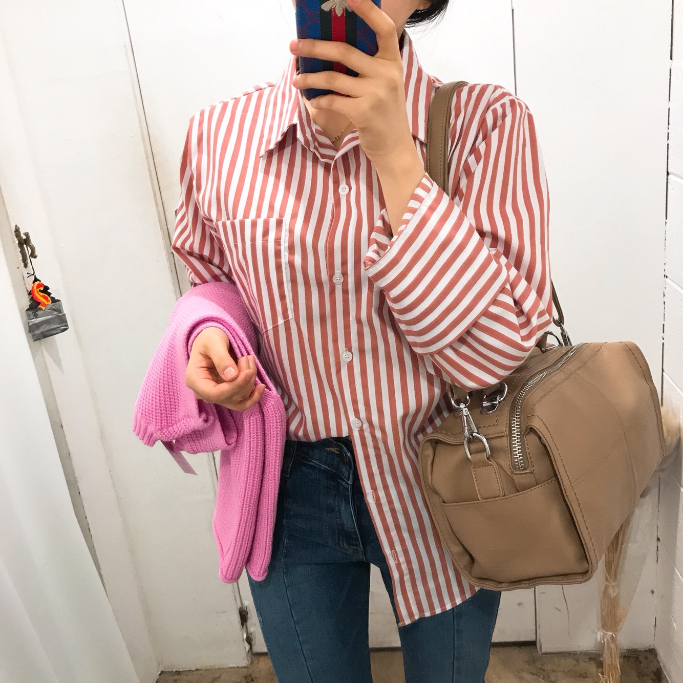 <b><p>Daily back 2color Modern chic Charming style</p></b><b><p>デイリーバック2colorモダンシックな魅力のあるスタイルの女性のコーディネートカジュアルビッグバッ</p></b><br /><br /><p align='center'>