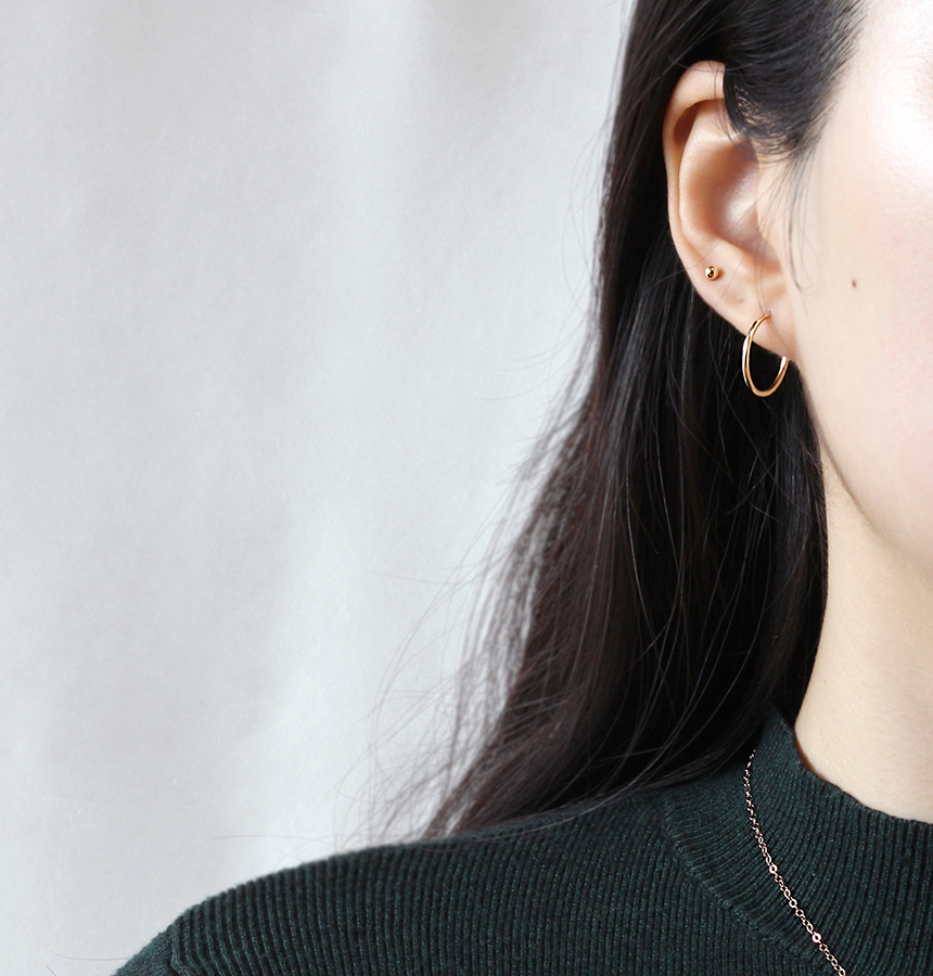 <b><p>14k thin gold earrg Twenties wom Mi Small</p></b><b><p>14k 薄い ゴールド イヤリング 20代の女性 ミニ 小さな 四季 シンプルな</p></b><br /><br /><p align='center'>