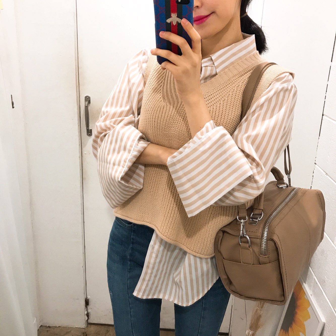 <b><p>Daily back 2color Modern chic Charming style</p></b><b><p>デイリーバック2colorモダンシックな魅力のあるスタイルの女性のコーディネートカジュアルビッグバッ</p></b><br /><br /><p align='center'>