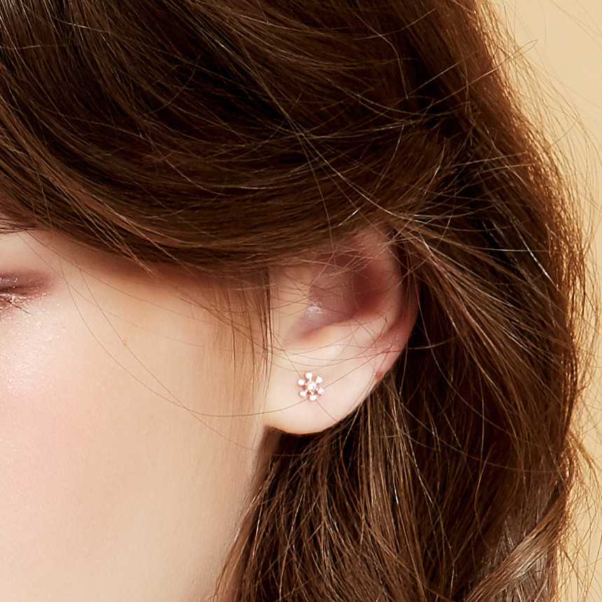 <b><p>Larapel 10K 14K Adoble Flor fwer ing Jewry</p></b><b><p>ララフェル 10K 14K てもブル フロール フラワー イヤリング ジュエリーギフト</p></b><br /><br /><p align='center'>