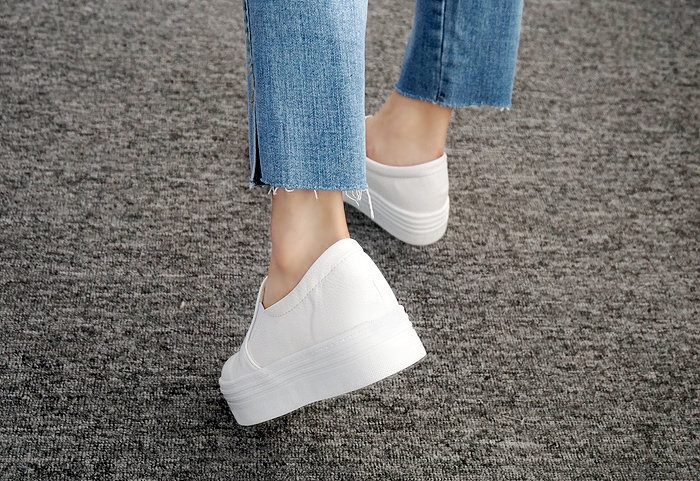 <b><p>Korean The Height Slip-on 4.5cm female Wom</p></b><b><p>韓国語 厚底 身長 スリップオン 4.5cm 女性 スニーカー 快適な靴</p></b><br /><br /><p align='center'>