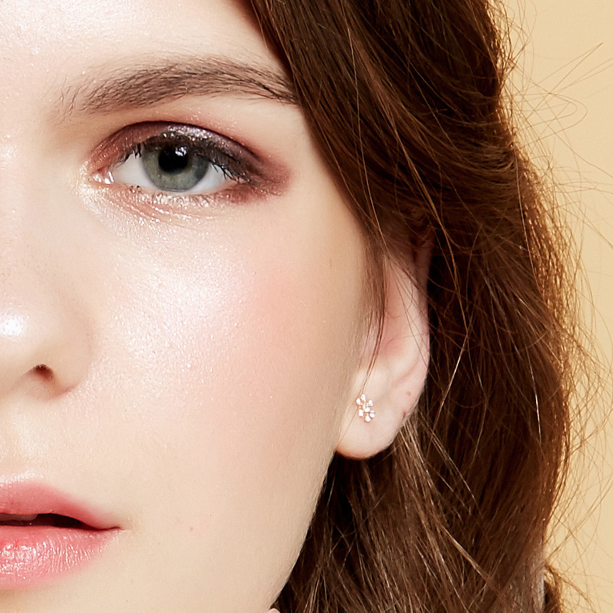 <b><p>Larapel 10K 14K Adoble Flor fwer ing Jewry</p></b><b><p>ララフェル 10K 14K てもブル フロール フラワー イヤリング ジュエリーギフト</p></b><br /><br /><p align='center'>