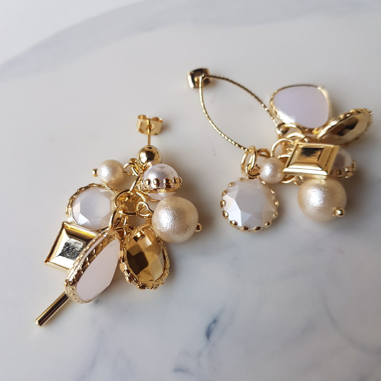 <b><p>Raffine HOMAIKA Pearl Unbutton drop rgs Lance</p></b><b><p>ラフィネ ホマイカ 真珠 オンバルドロップイヤリング ランス 感性ジュエリー 洗練されたギフト</p></b><br /><br /><p align='center'>