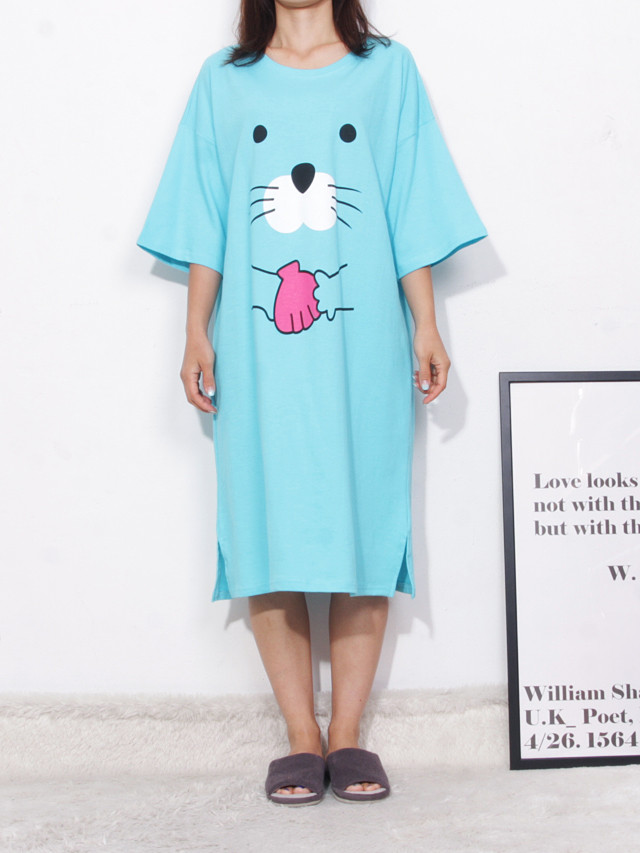 <b><p>pajamas one piece Homeware smile Fa</p></b><b><p>パジャマ ワンピース ホームウェア スマイル 純綿</p></b><br /><br /><p align='center'>