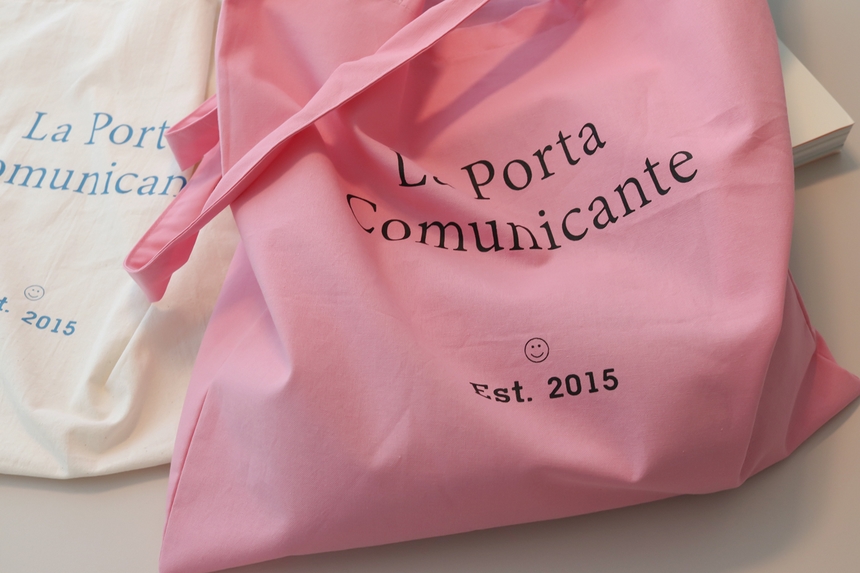 <b><p>La Porta Lettering Eco Bag Pk Same Day Simple</p></b><b><p>とポルタレタリングエコバッグピンク当日バッグシンプルなモダンシック女性コーディネートカジュアルな</p></b><br /><br /><p align='center'>