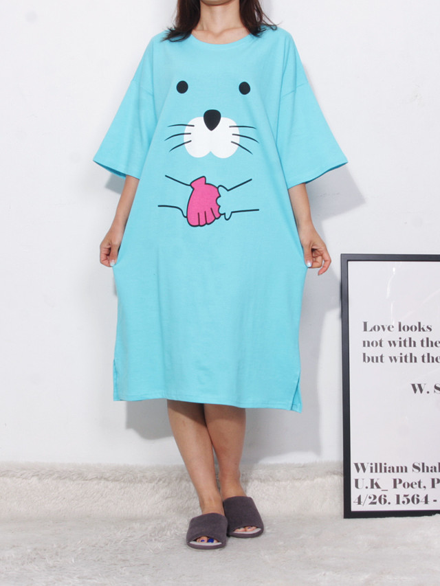 <b><p>pajamas one piece Homeware smile Fa</p></b><b><p>パジャマ ワンピース ホームウェア スマイル 純綿</p></b><br /><br /><p align='center'>