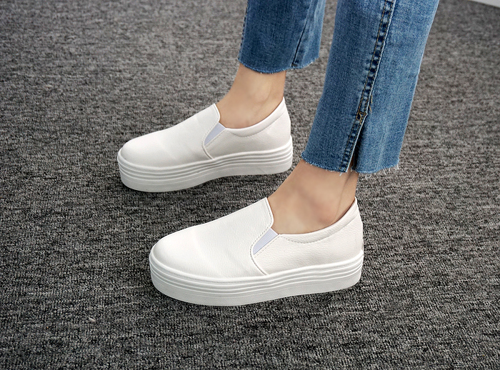 <b><p>Korean The Height Slip-on 4.5cm female Wom</p></b><b><p>韓国語 厚底 身長 スリップオン 4.5cm 女性 スニーカー 快適な靴</p></b><br /><br /><p align='center'>