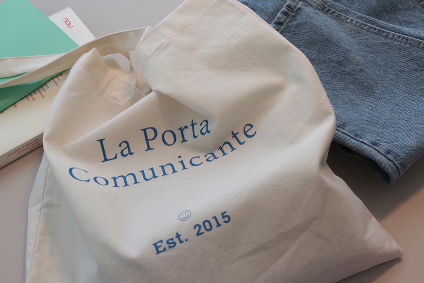 <b><p>La Porta Lettering Eco Bag Pk Same Day Simple</p></b><b><p>とポルタレタリングエコバッグピンク当日バッグシンプルなモダンシック女性コーディネートカジュアルな</p></b><br /><br /><p align='center'>