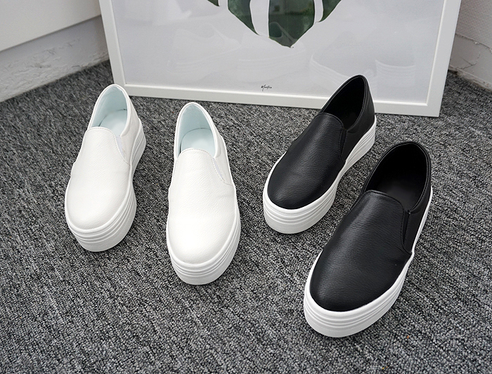 <b><p>Korean The Height Slip-on 4.5cm female Wom</p></b><b><p>韓国語 厚底 身長 スリップオン 4.5cm 女性 スニーカー 快適な靴</p></b><br /><br /><p align='center'>
