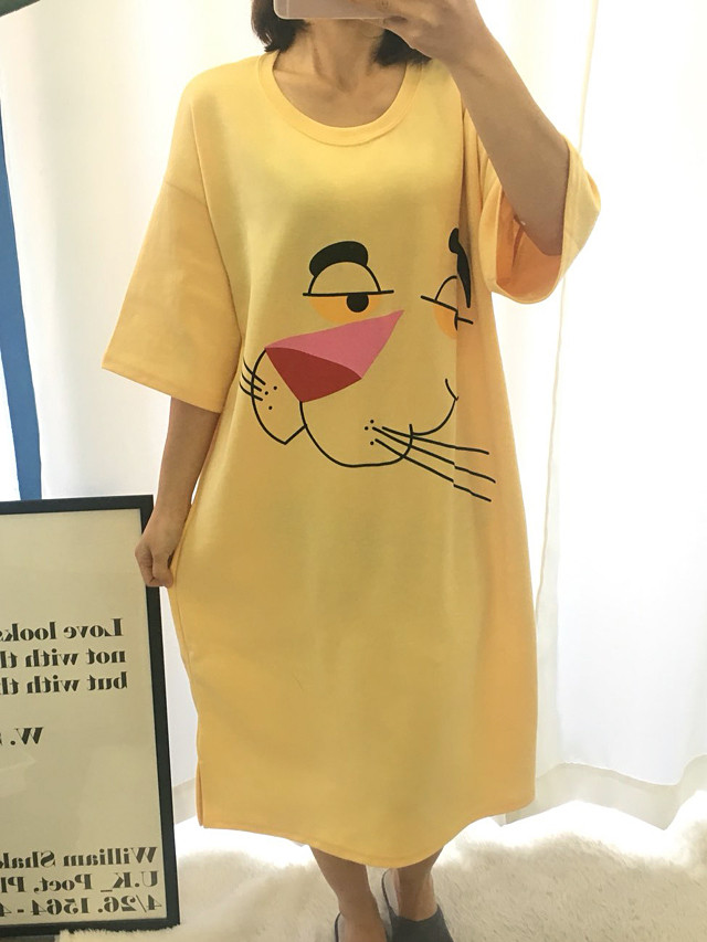 <b><p>pajamas one piece Homeware smile Fa</p></b><b><p>パジャマ ワンピース ホームウェア スマイル 純綿</p></b><br /><br /><p align='center'>