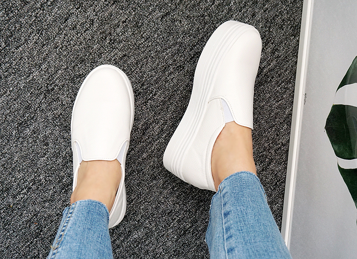 <b><p>Korean The Height Slip-on 4.5cm female Wom</p></b><b><p>韓国語 厚底 身長 スリップオン 4.5cm 女性 スニーカー 快適な靴</p></b><br /><br /><p align='center'>