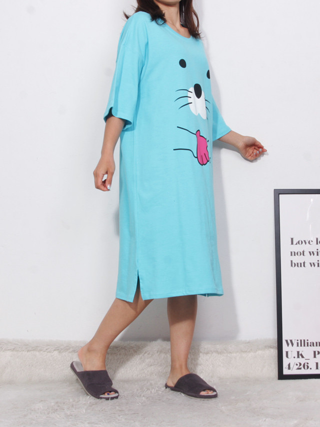 <b><p>pajamas one piece Homeware smile Fa</p></b><b><p>パジャマ ワンピース ホームウェア スマイル 純綿</p></b><br /><br /><p align='center'>