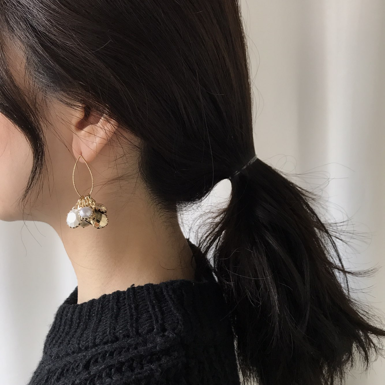 <b><p>Raffine HOMAIKA Pearl Unbutton drop rgs Lance</p></b><b><p>ラフィネ ホマイカ 真珠 オンバルドロップイヤリング ランス 感性ジュエリー 洗練されたギフト</p></b><br /><br /><p align='center'>