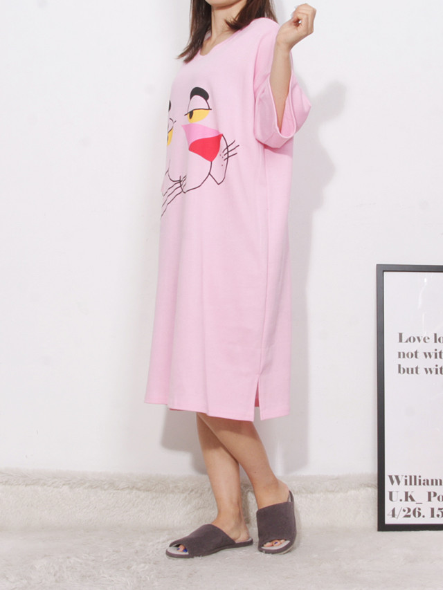 <b><p>pajamas one piece Homeware smile Fa</p></b><b><p>パジャマ ワンピース ホームウェア スマイル 純綿</p></b><br /><br /><p align='center'>
