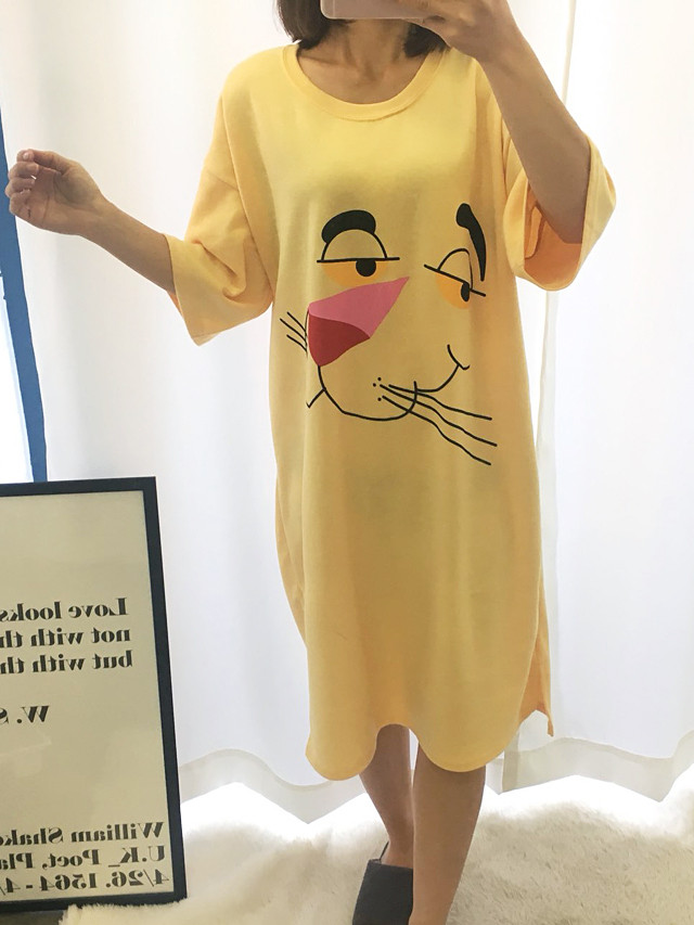 <b><p>pajamas one piece Homeware smile Fa</p></b><b><p>パジャマ ワンピース ホームウェア スマイル 純綿</p></b><br /><br /><p align='center'>
