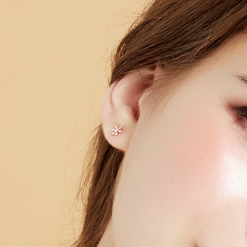 <b><p>Larapel 10K 14K Adoble Flor fwer ing Jewry</p></b><b><p>ララフェル 10K 14K てもブル フロール フラワー イヤリング ジュエリーギフト</p></b><br /><br /><p align='center'>