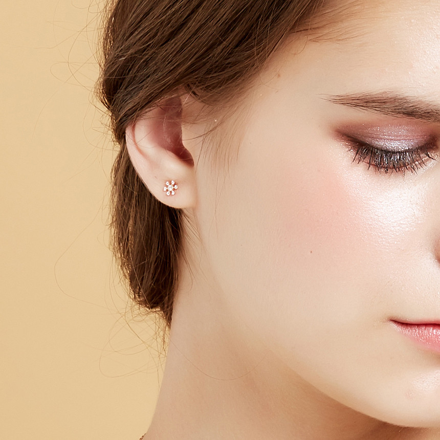 <b><p>Larapel 10K 14K Adoble Flor fwer ing Jewry</p></b><b><p>ララフェル 10K 14K てもブル フロール フラワー イヤリング ジュエリーギフト</p></b><br /><br /><p align='center'>