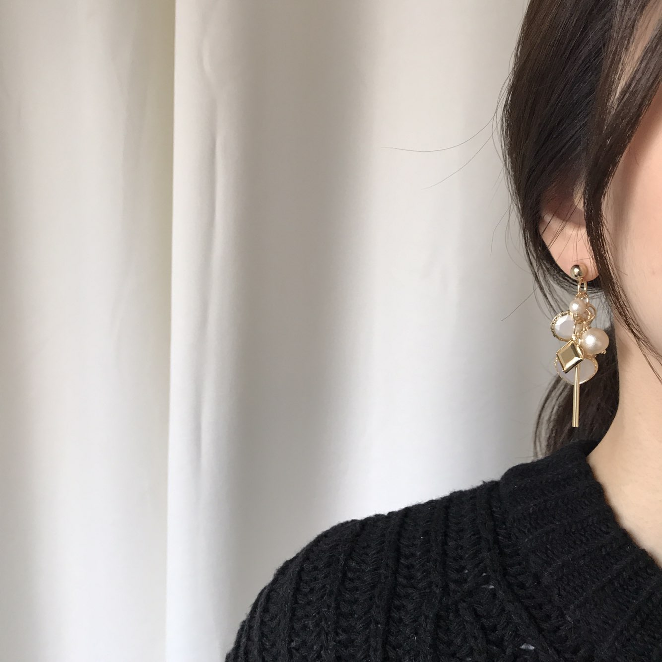 <b><p>Raffine HOMAIKA Pearl Unbutton drop rgs Lance</p></b><b><p>ラフィネ ホマイカ 真珠 オンバルドロップイヤリング ランス 感性ジュエリー 洗練されたギフト</p></b><br /><br /><p align='center'>