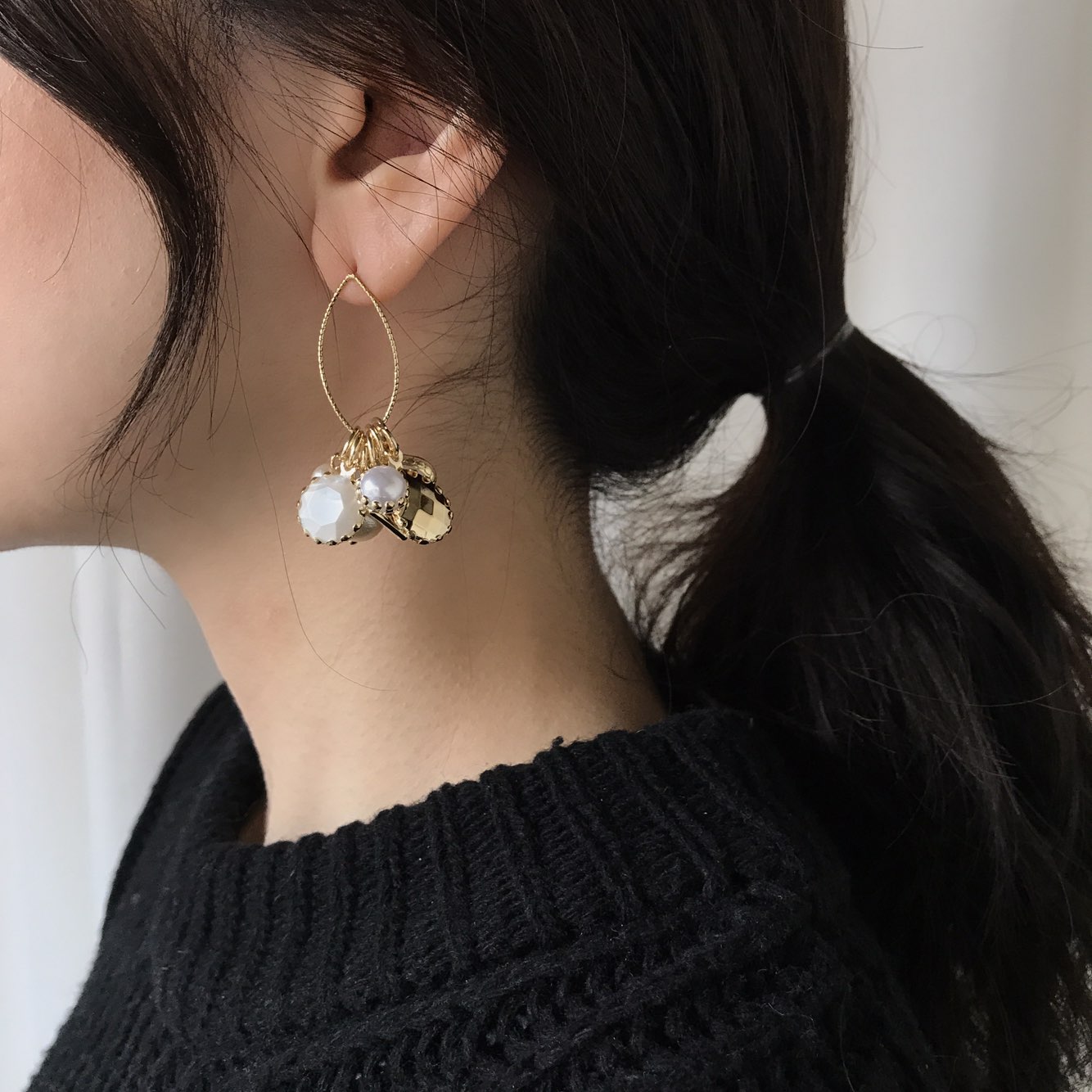 <b><p>Raffine HOMAIKA Pearl Unbutton drop rgs Lance</p></b><b><p>ラフィネ ホマイカ 真珠 オンバルドロップイヤリング ランス 感性ジュエリー 洗練されたギフト</p></b><br /><br /><p align='center'>