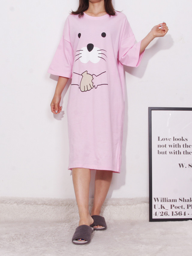 <b><p>pajamas one piece Homeware smile Fa</p></b><b><p>パジャマ ワンピース ホームウェア スマイル 純綿</p></b><br /><br /><p align='center'>