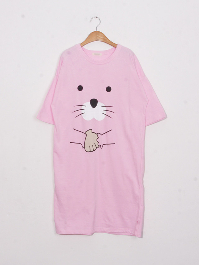 <b><p>pajamas one piece Homeware smile Fa</p></b><b><p>パジャマ ワンピース ホームウェア スマイル 純綿</p></b><br /><br /><p align='center'>