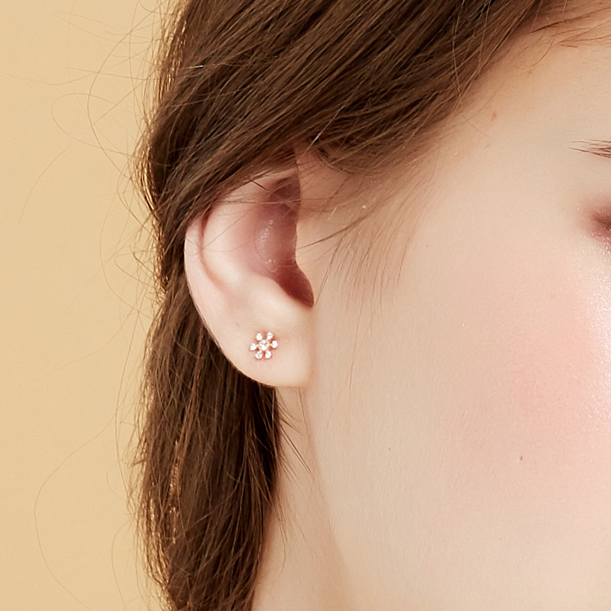 <b><p>Larapel 10K 14K Adoble Flor fwer ing Jewry</p></b><b><p>ララフェル 10K 14K てもブル フロール フラワー イヤリング ジュエリーギフト</p></b><br /><br /><p align='center'>