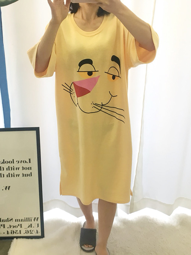 <b><p>pajamas one piece Homeware smile Fa</p></b><b><p>パジャマ ワンピース ホームウェア スマイル 純綿</p></b><br /><br /><p align='center'>