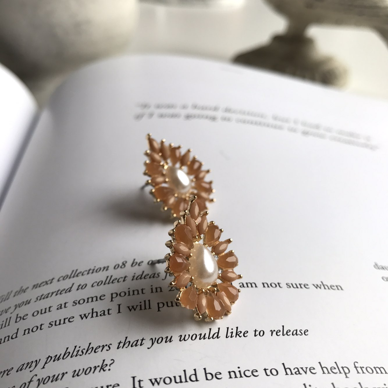 <b><p>Teal Prl flower rring Daily coordation Feme</p></b><b><p>チオル 真珠 フラワー イヤリング デイリーコーディネート フェミニンスタイル ヨリヨリた</p></b><br /><br /><p align='center'>