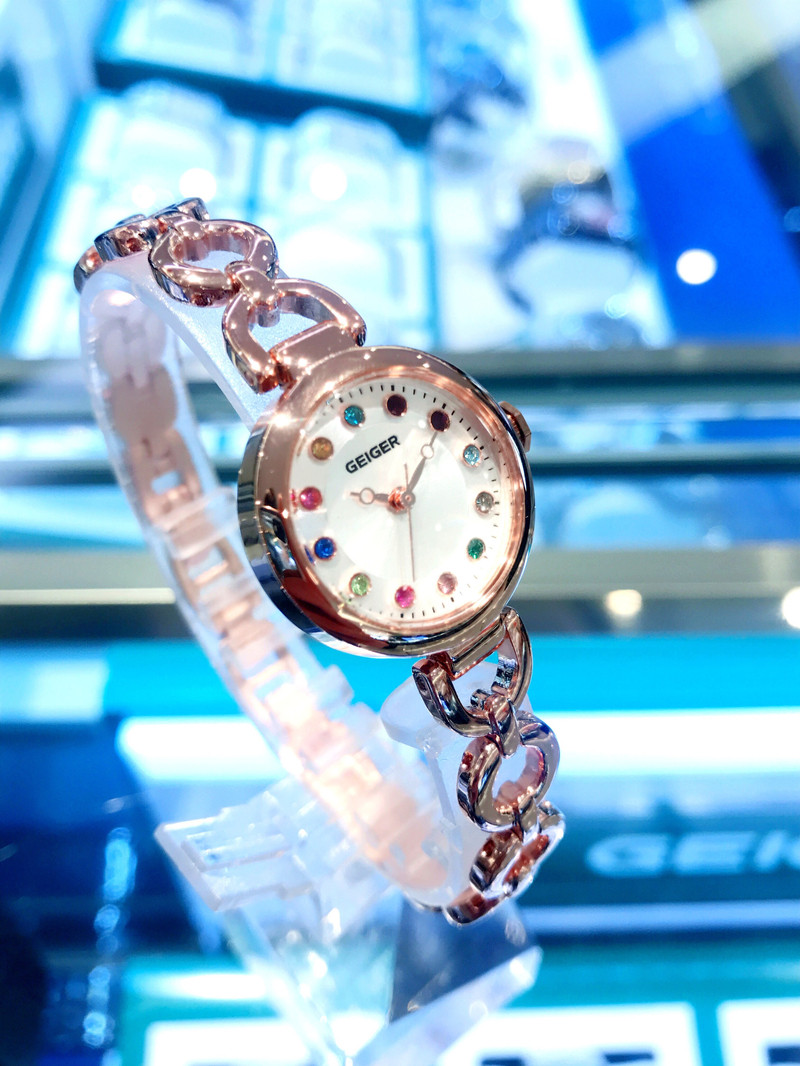 <b><p>Geiger female met Brac GE61179RG 30s Girlfriend</p></b><b><p>ガイガー 女性 メタル ブレスレットセット GE61179RG 30代 ルフレンドの贈り物</p></b><br /><br /><p align='center'>