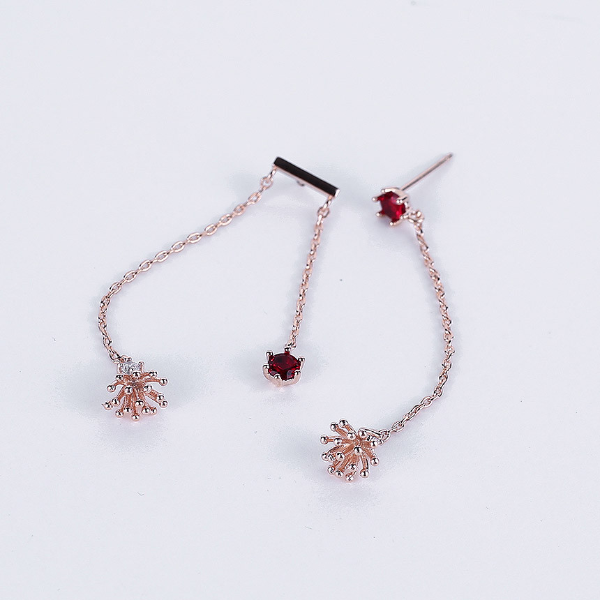 <b><p>Incense Unknown Ruby Drop earring Modern</p></b><b><p>インセンス オンバル ルビードロップ イヤリング モダンルックコーディネート 女性</p></b><br /><br /><p align='center'>