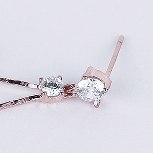 <b><p>flower Two lines Sn Fr earrg gut ok Female</p></b><b><p>フラワー トゥライン 雪花 イヤリング ゲストルック 女性コーディネート 女神 高級感</p></b><br /><br /><p align='center'>