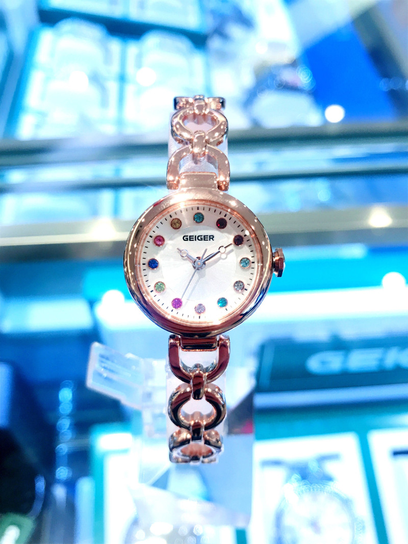 <b><p>Geiger female met Brac GE61179RG 30s Girlfriend</p></b><b><p>ガイガー 女性 メタル ブレスレットセット GE61179RG 30代 ルフレンドの贈り物</p></b><br /><br /><p align='center'>