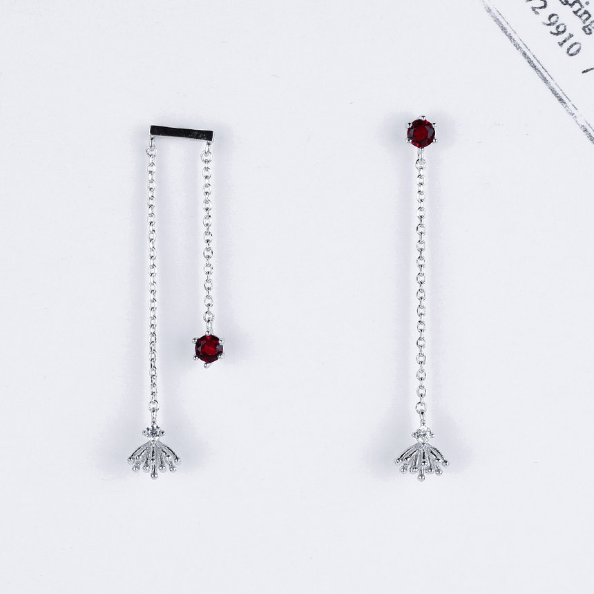 <b><p>Incense Unknown Ruby Drop earring Modern</p></b><b><p>インセンス オンバル ルビードロップ イヤリング モダンルックコーディネート 女性</p></b><br /><br /><p align='center'>