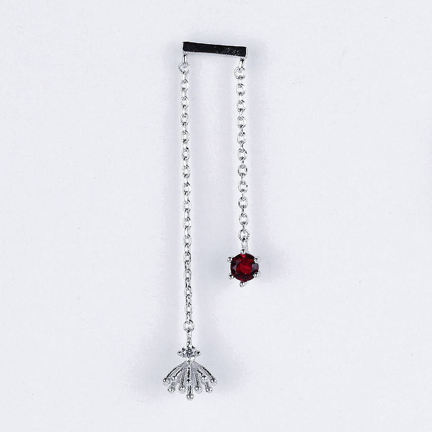 <b><p>Incense Unknown Ruby Drop earring Modern</p></b><b><p>インセンス オンバル ルビードロップ イヤリング モダンルックコーディネート 女性</p></b><br /><br /><p align='center'>