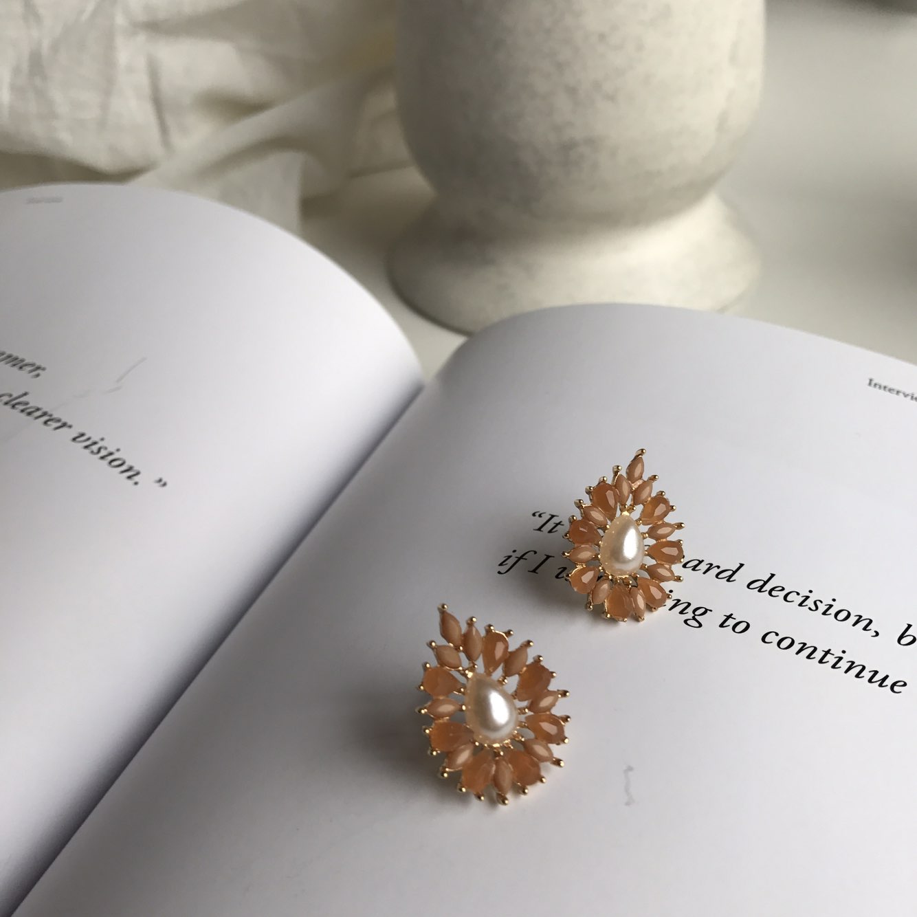 <b><p>Teal Prl flower rring Daily coordation Feme</p></b><b><p>チオル 真珠 フラワー イヤリング デイリーコーディネート フェミニンスタイル ヨリヨリた</p></b><br /><br /><p align='center'>