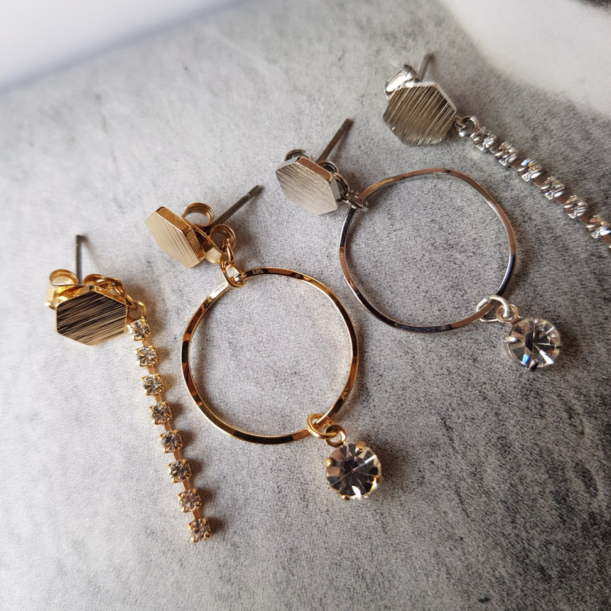 <b><p>Wifi Cubic Drop Two way Unknown earring Modern</p></b><b><p>ウィビ キュービック ドロップ ツーウェイ オンバル イヤリング モダンシ カジュアル</p></b><br /><br /><p align='center'>