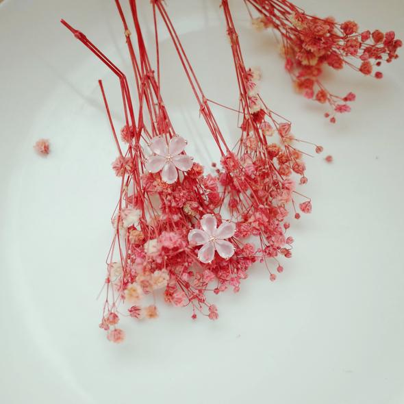 <b><p>Cherry tree State flutt eaing</p></b><b><p>桜の花が 与える ときめき イヤリング</p></b><br /><br /><p align='center'>