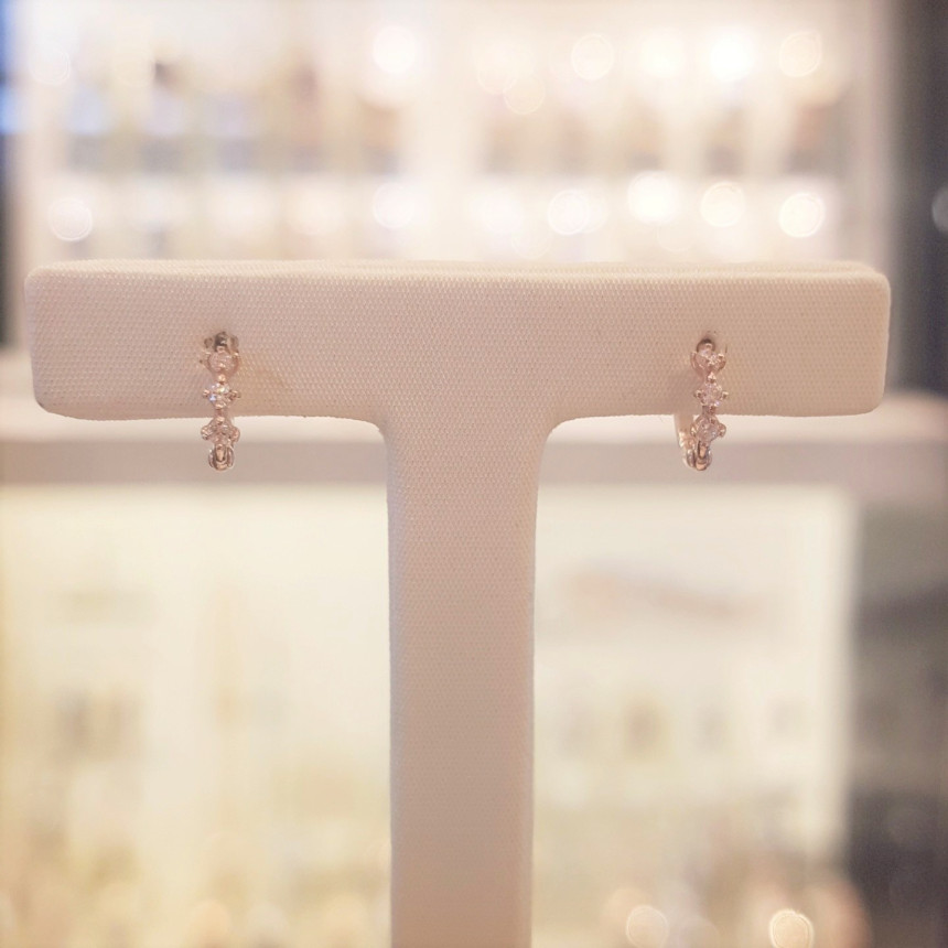 <b><p>Lloyd triple Cubic One touch earng LOFH2007G</p></b><b><p>ロイド トリプル キュービック ワンタッチ イヤリング LOFH2007G 代の女性</p></b><br /><br /><p align='center'>