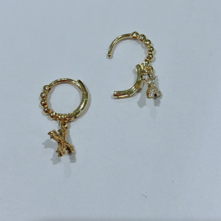 <b><p>Lloyd The Cross One touch earring EBOS2025</p></b><b><p>ロイド クロス ワンタッチ イヤリング EBOS2025 デイリー 14K ガールフレンドの贈り物</p></b><br /><br /><p align='center'>