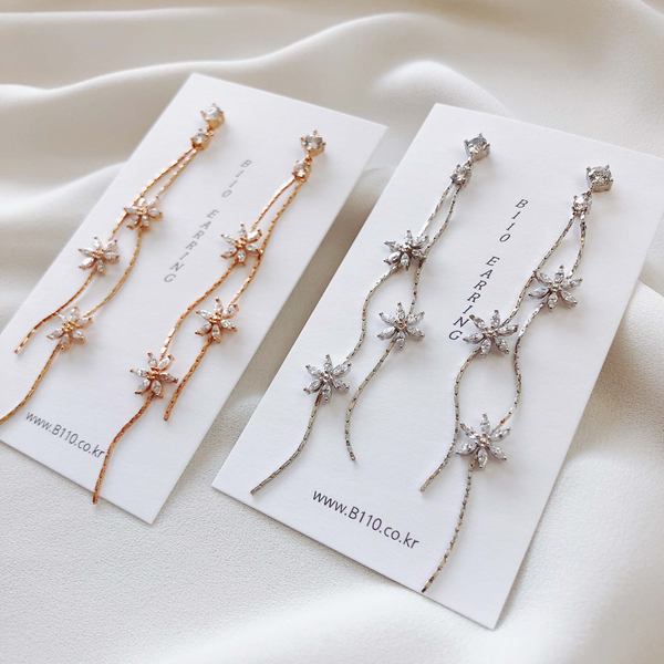 <b><p>18’s Special Offers Mary Rose flow Drop Erings</p></b><b><p>18歳 特価 メアリーローズ フラワー ドロップイヤリング コレクション 3タイプ</p></b><br /><br /><p align='center'>