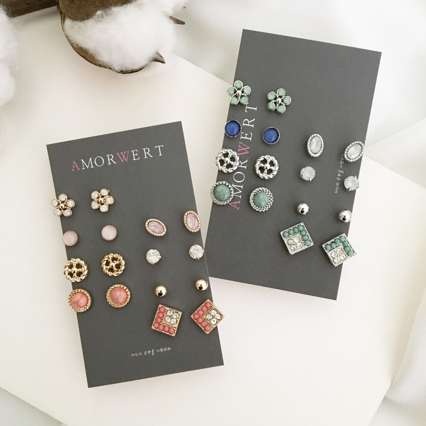 <b><p>16SET daily flower opal Dr earring Feme otion</p></b><b><p>16SET デイリー フラワー オパール ドロップ イヤリング フェミニンな感性ムード</p></b><br /><br /><p align='center'>